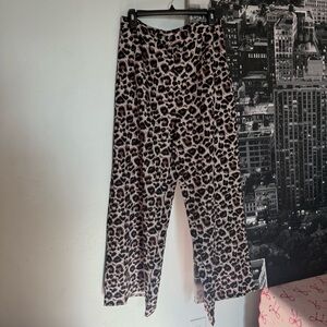 SundayUp Leopard Animal Print Pants Size Large